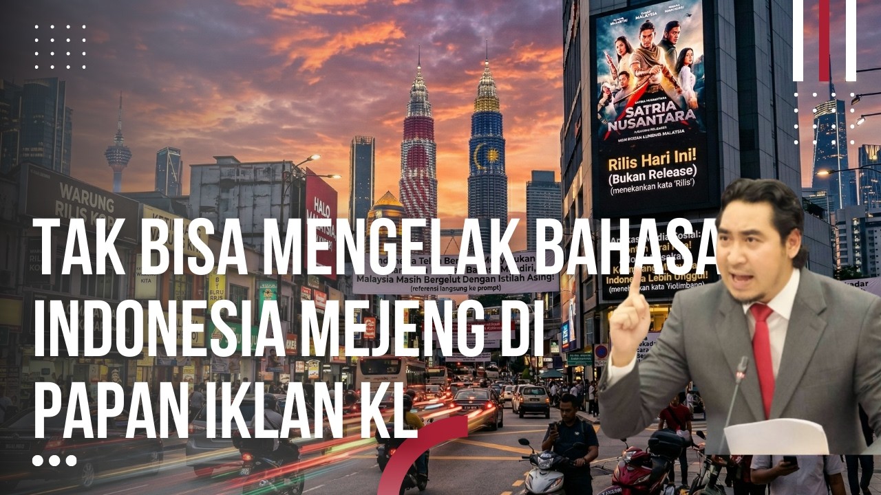 Malaysia Panik! Kosakata Indonesia Ada di Ruang Publik Minta Segera di Ganti Jadi Bahasa Melayu