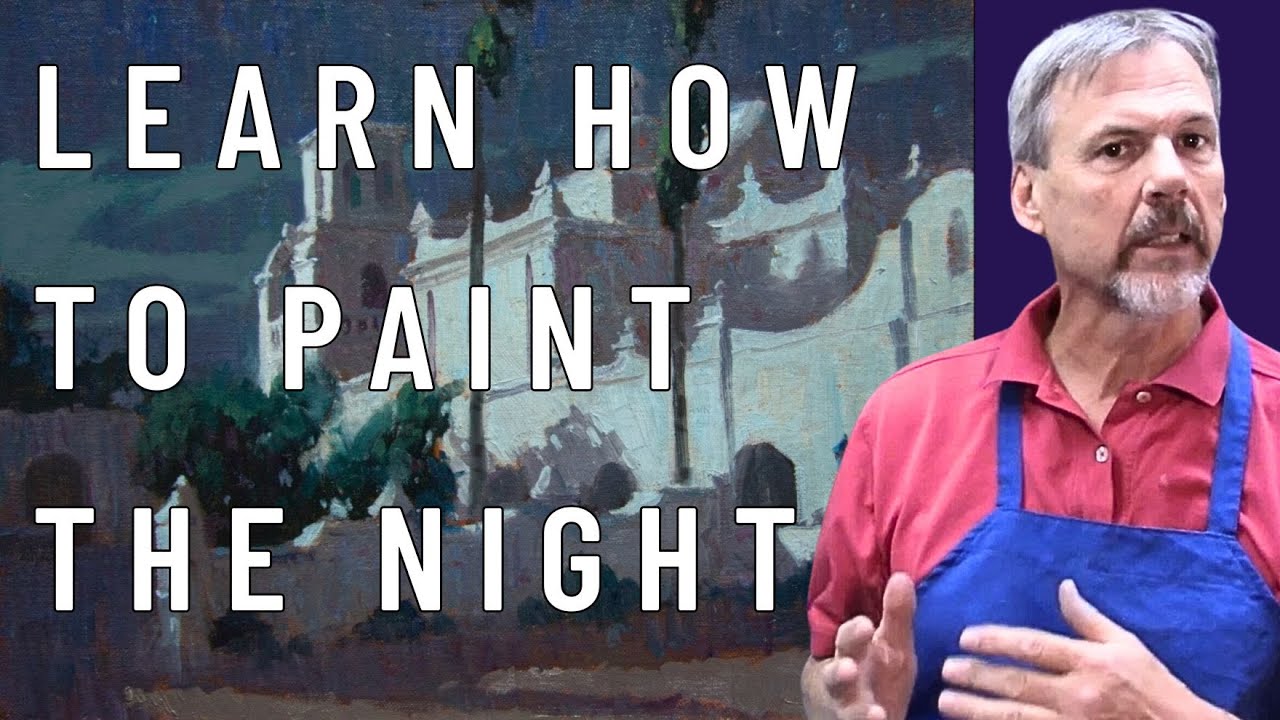 Рисуем ночь: основные приемы запечатления лунного света и теней