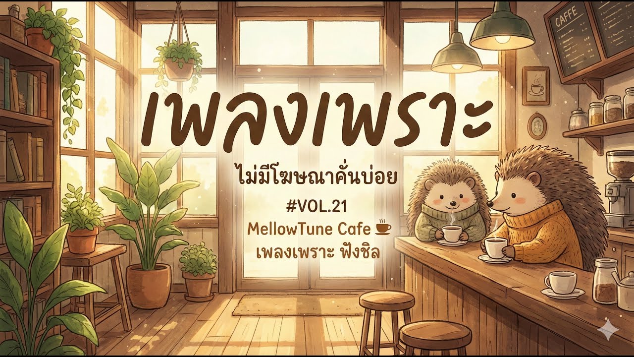 🎧 เพลงเพราะๆ ฟังชิล ไม่มีโฆษณาคั่นบ่อย | MellowTune Cafe ☕ รวมเพลงฟังยาว 1 ชั่วโมง VOL.21