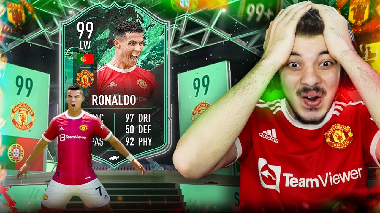 طلعلي رونالدو 99 ياعيال 😭 ..! تشكيلة البكجات #9 ..! فيفا 22 FIFA 22 I