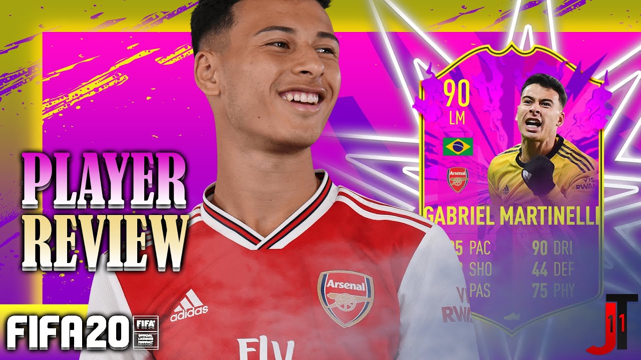 FIFA 20 FUTURE STAR MARTINELLI 90 PLAYER REVIEW