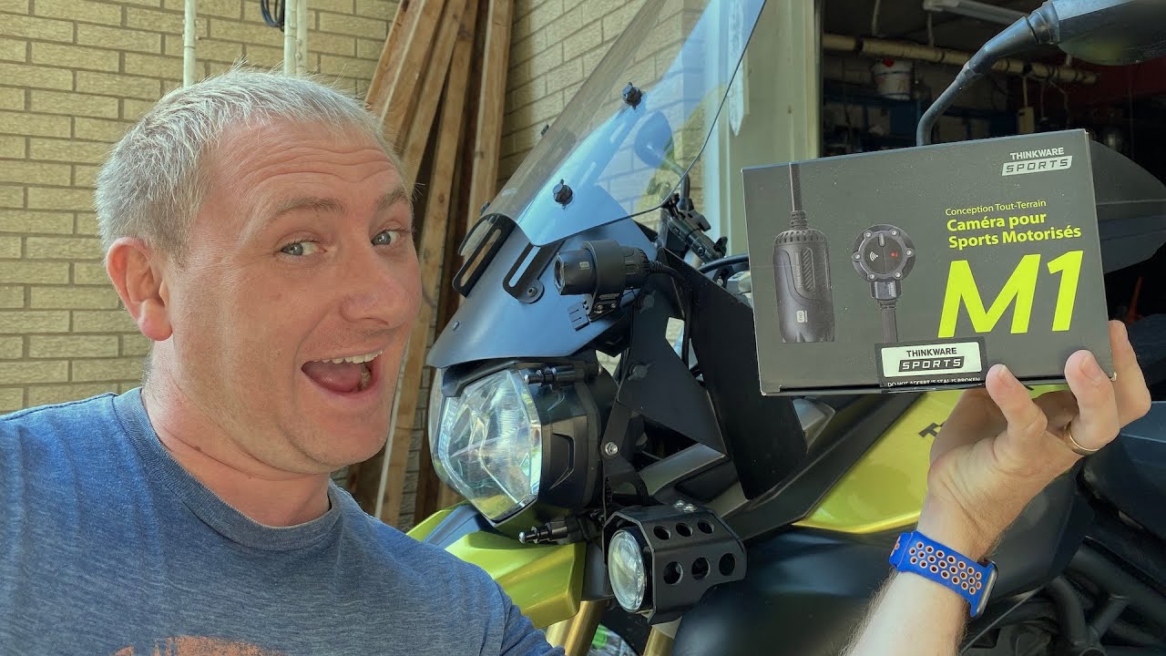 THINKWARE Sport  M1 Motorcycle Dual Dash Cam Install