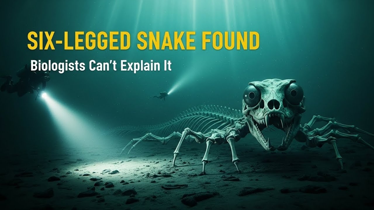 A Six-Legged Snake Found in the Amazon — Scientists Are Stunned!