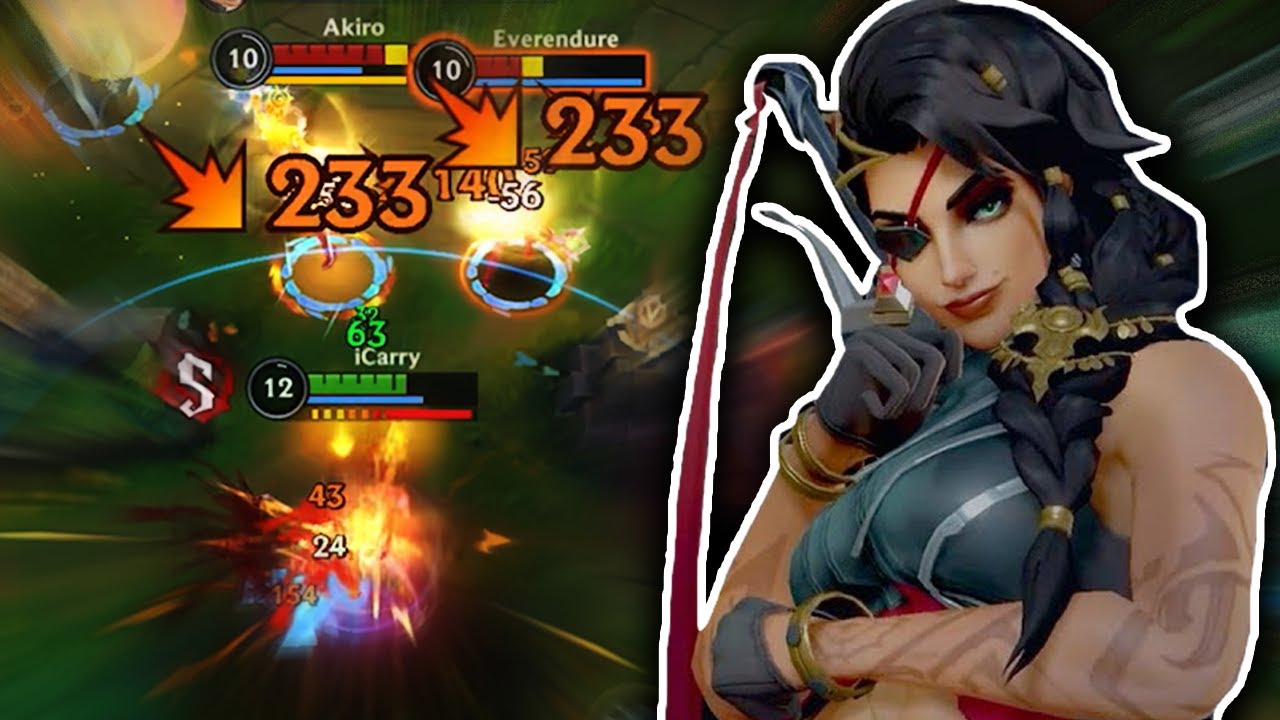 Игровой процесс Wild Rift Samira Dragon Lane в 18 сезоне (сборка и руны)