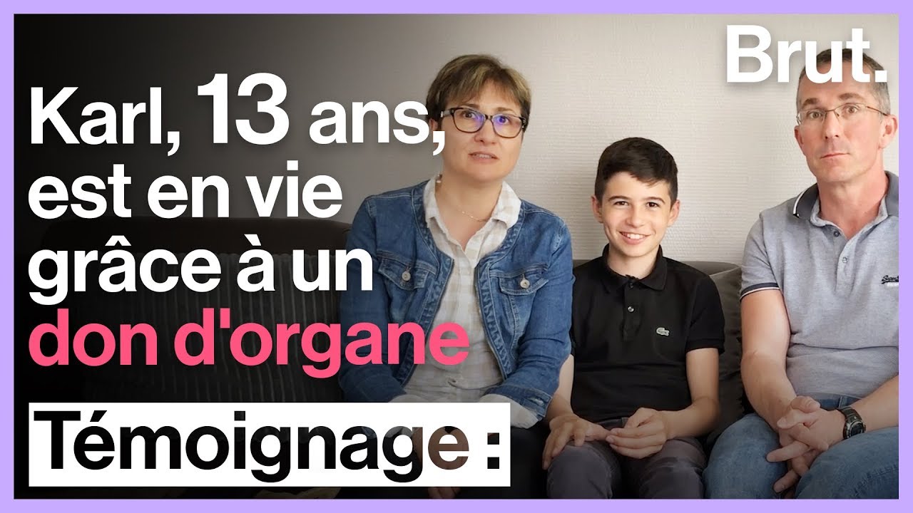 Karl, 13 ans, est en vie grâce à un don d'organe