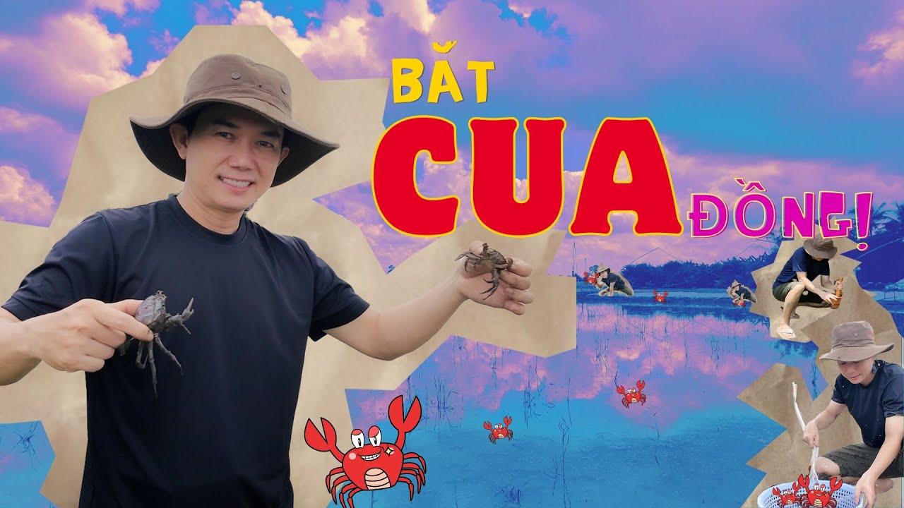 VLog VÀO BẾP | Tập 9 | Hồi hợp Nín Thở Thái Vinh bắt con Cua đồng khổng lồ