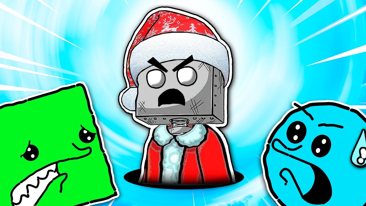 SANTA CLAUS pero ES UN ROBOT 🤖🎅ESPECIAL NAVIDAD con PAPA NOEL / Cuadradito y Circulito 🟩🔵