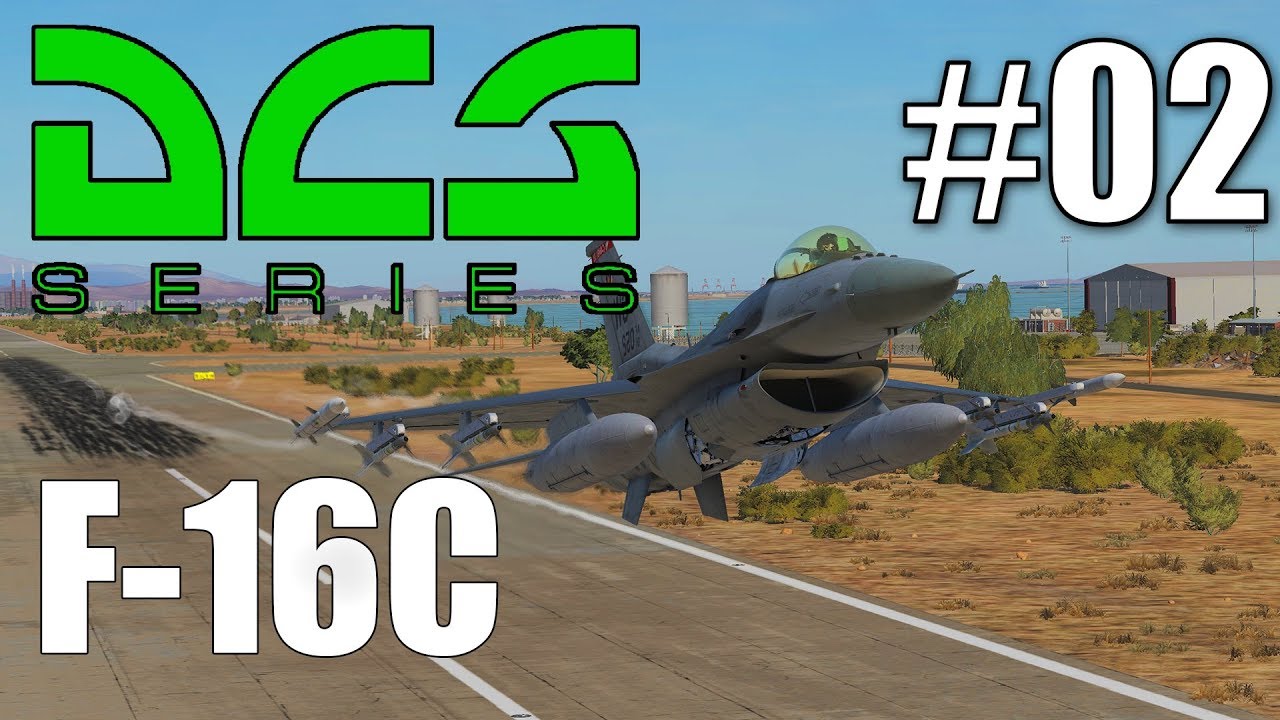 DCS: F-16C - Crashkurs #2 - Startup, Taxi, Funkgeräte, Takeoff [Deutsch|4k]