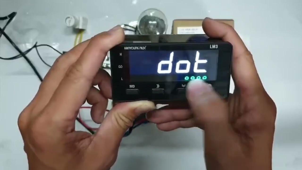 Cài đặt khống chế Ampe Ac với Đồng hồ LM3 4AA 3R