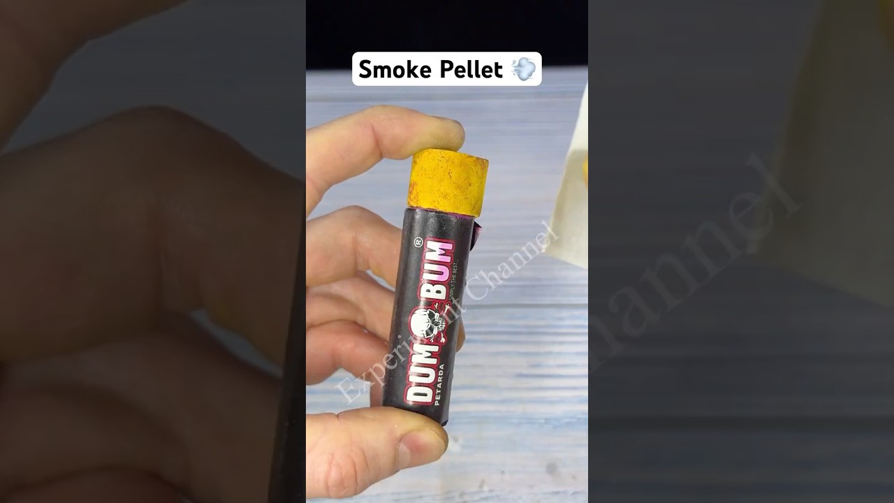 DIY Smoke bomb Cracker #fireworks #firecracker #trick #pyro #shorts