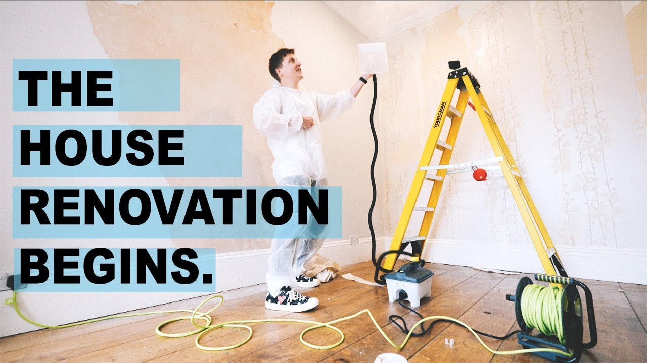 The house renovation begins