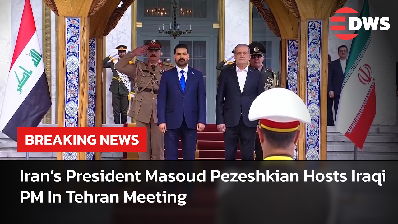 President Masoud Pezeshkian Hosts Iraqi PM In Tehran Amid Key Regional Discussions | DWS News | AC14