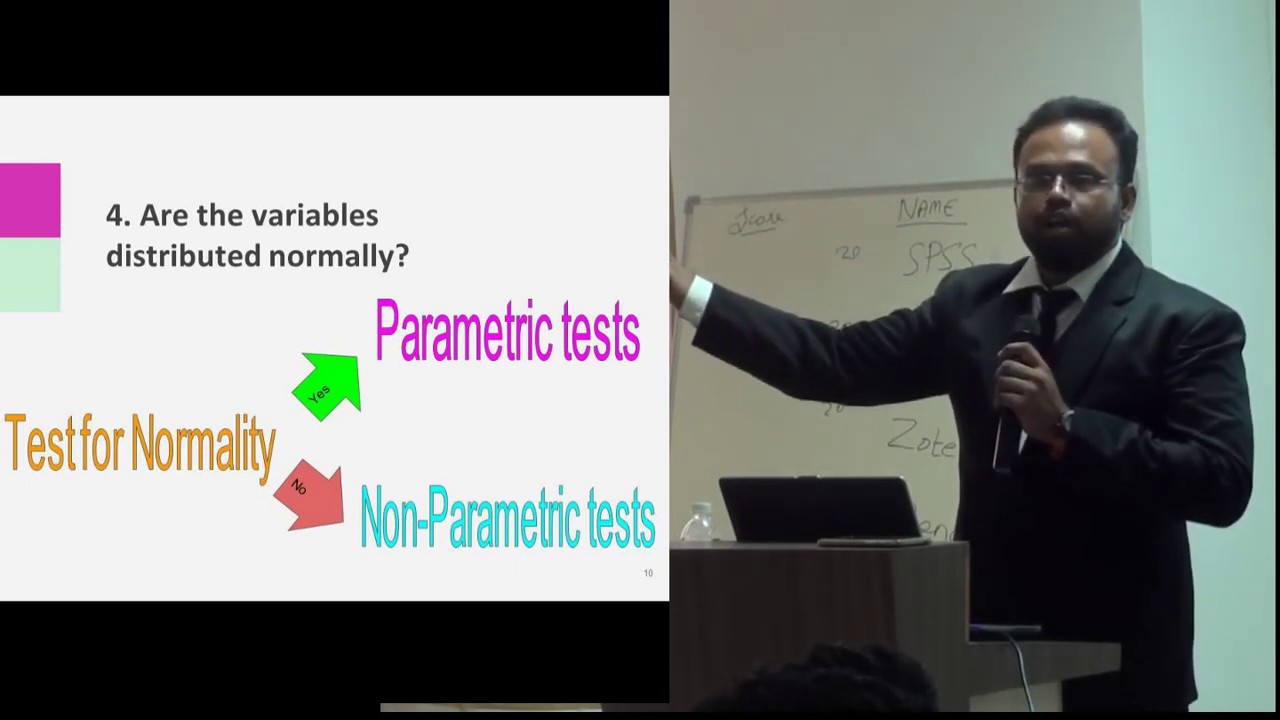 Choice of Statistical test part 1/2 - Dr  Rock Britto