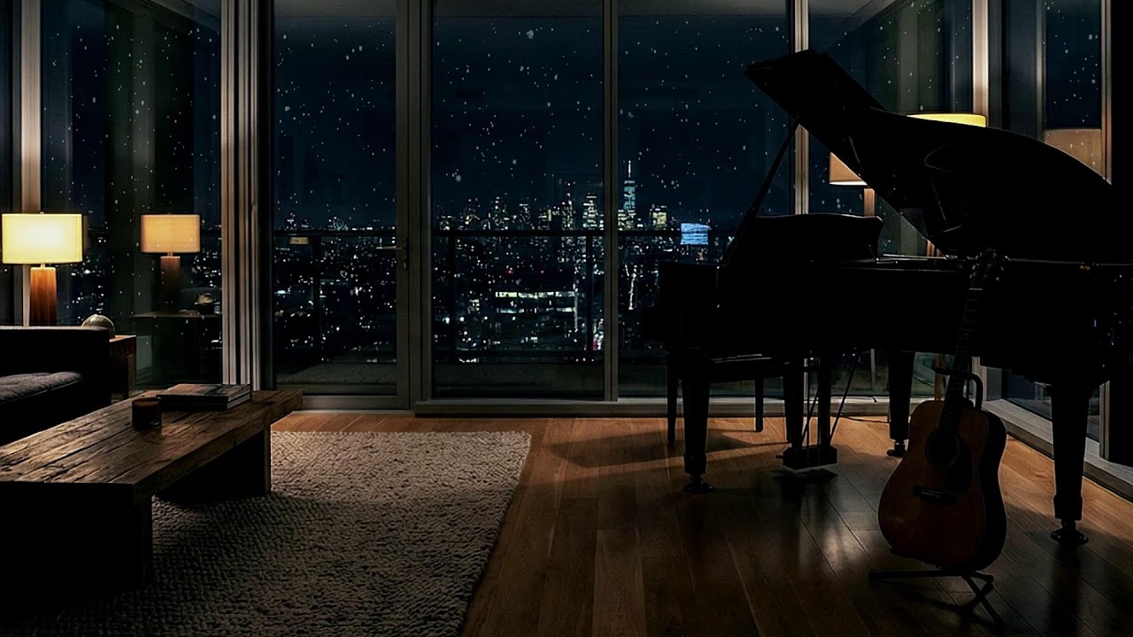 Ambient Smooth Jazz Piano & Guitar 🌌 Cozy Instrumental Music for Good Rest
