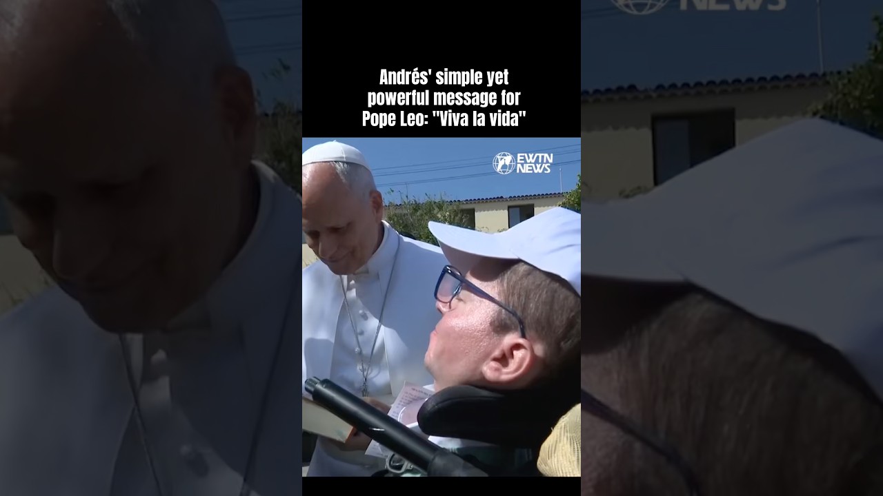 Andr&eacute;s' simple yet powerful message for Pope Leo: 