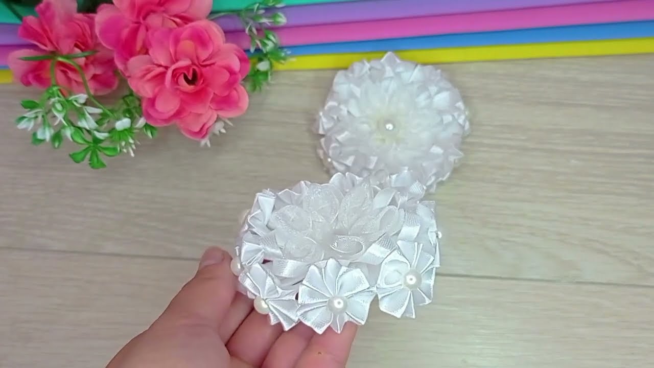 DIY/ Белоснежные школьные бантики 🎀 / Именно так я сделала