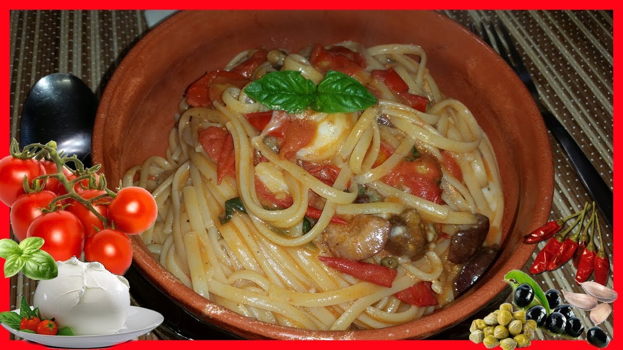 Linguine alla vesuviana - Le Ricette di Zio Roberto