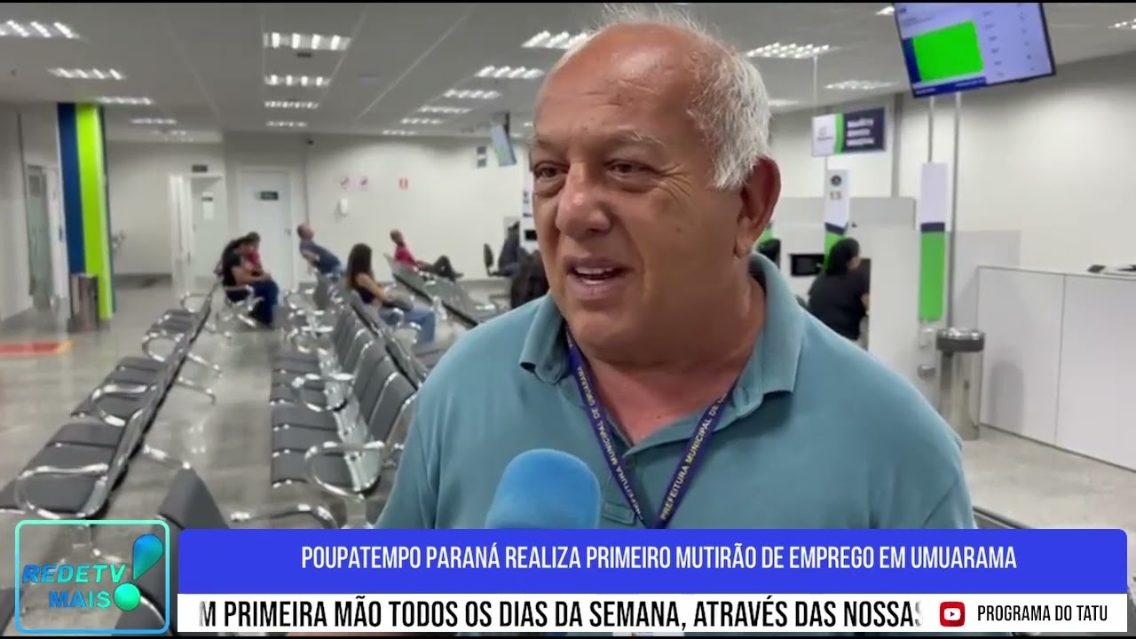 Poupatempo Paraná realiza primeiro mutirão de emprego em Umuarama