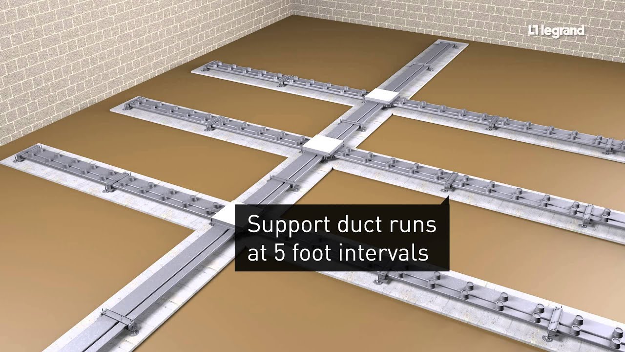 Wiremold: How to Install Walkerduct Underfloor Ducts