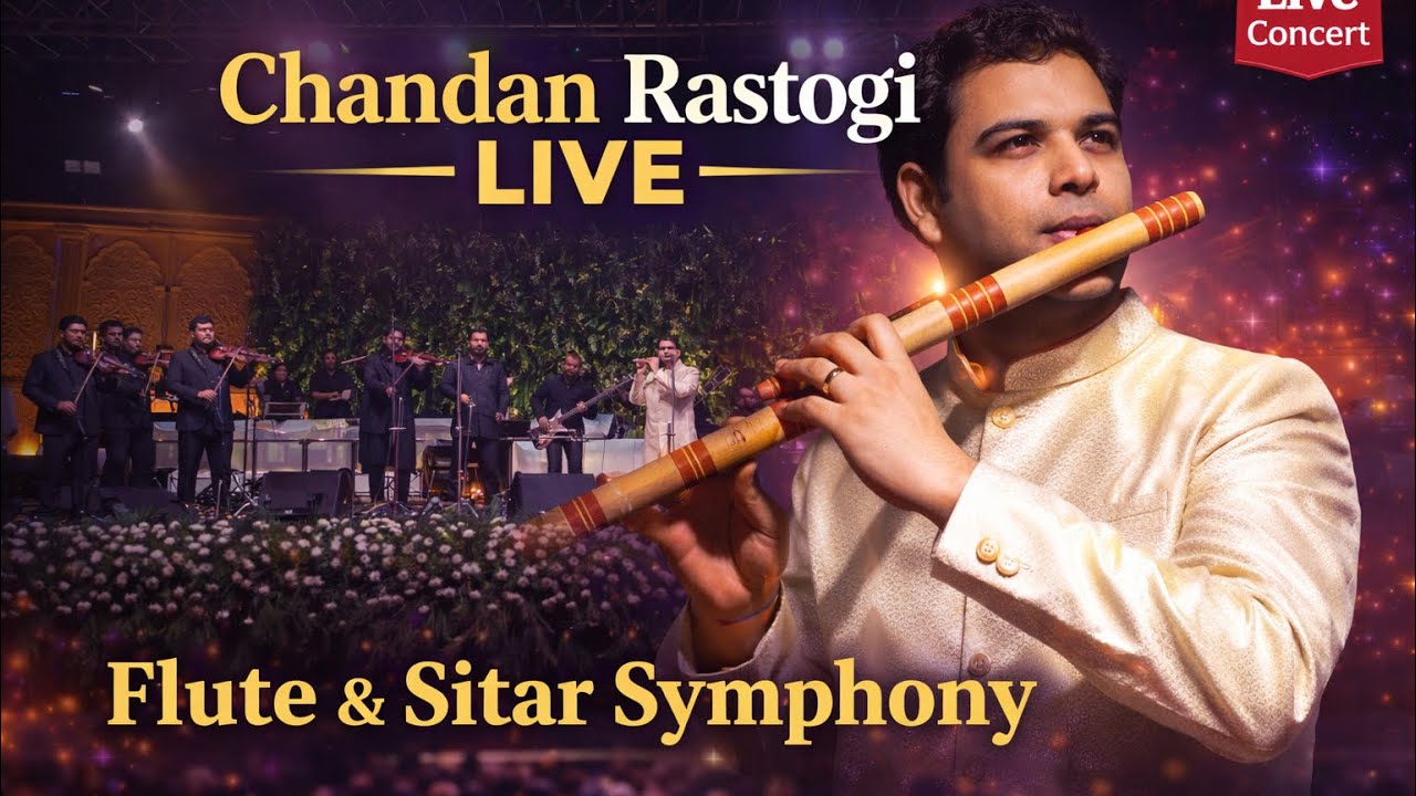 Flute Sitar Symphony | Chandan Rastogi Live | Instrumental Band | Delhi NCR