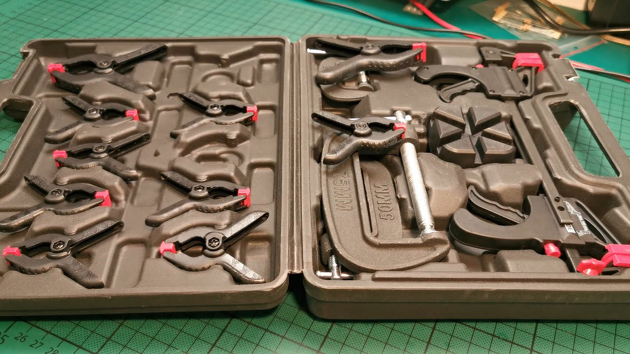 PARKSIDE 16 piece Clamp Set (from Lidl or Kaufland) - test and review