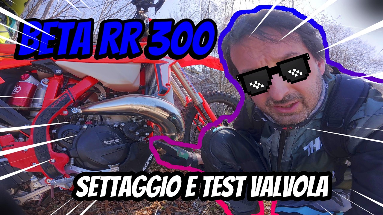 BETA RR 300 | TESTIAMO e REGOLIAMO la VALVOLA di SCARICO | 4K | 🇮🇹