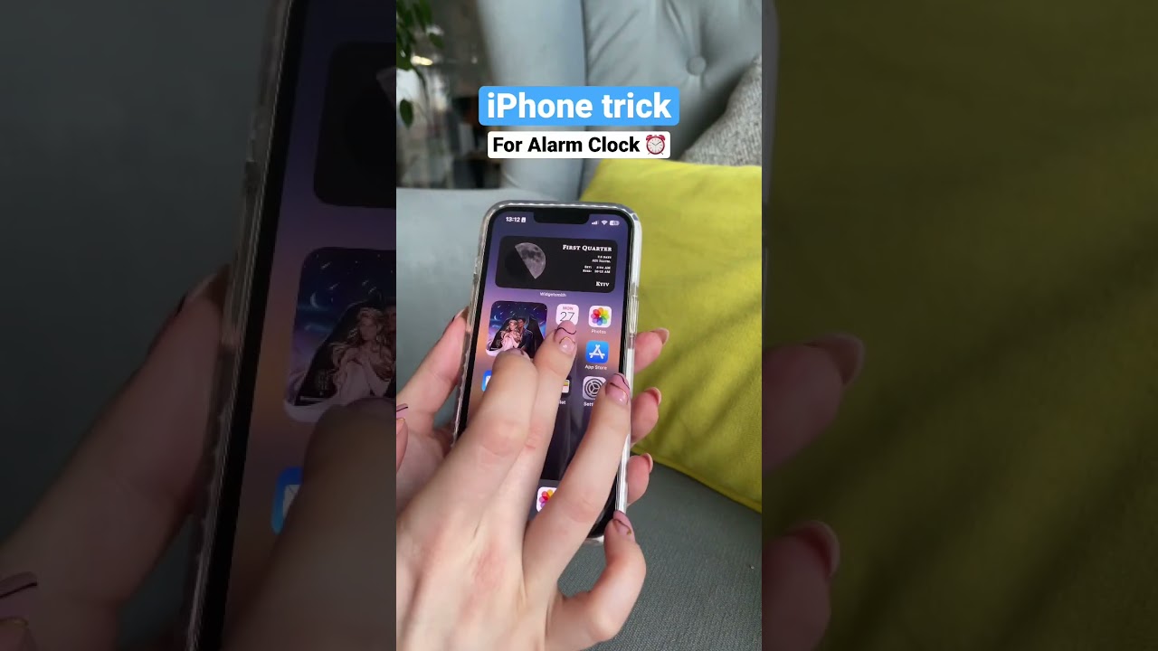 Alarm clock iPhone trick #iphone #iphonetricks #technology #ios16