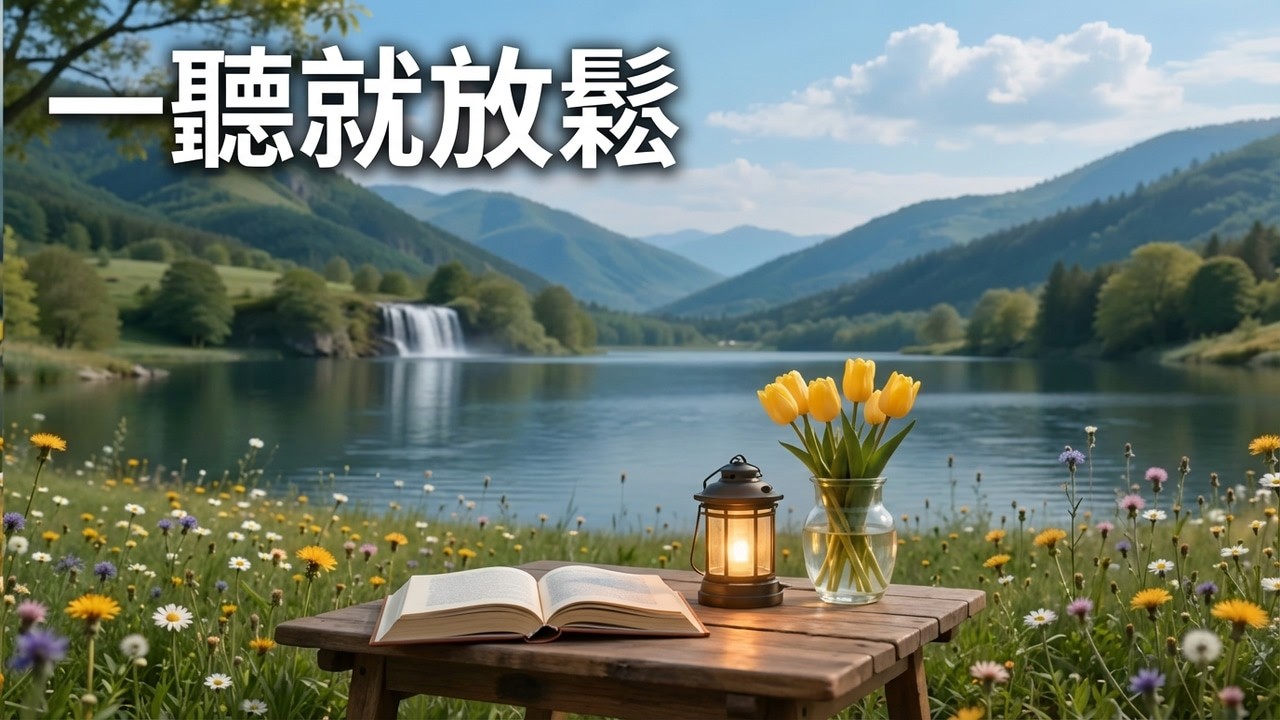 Peaceful Lakeside Serenity 🌿 Gentle Water Sounds for Deep Sleep & Relaxation | 寧靜湖畔療癒｜水聲助眠放鬆#relax