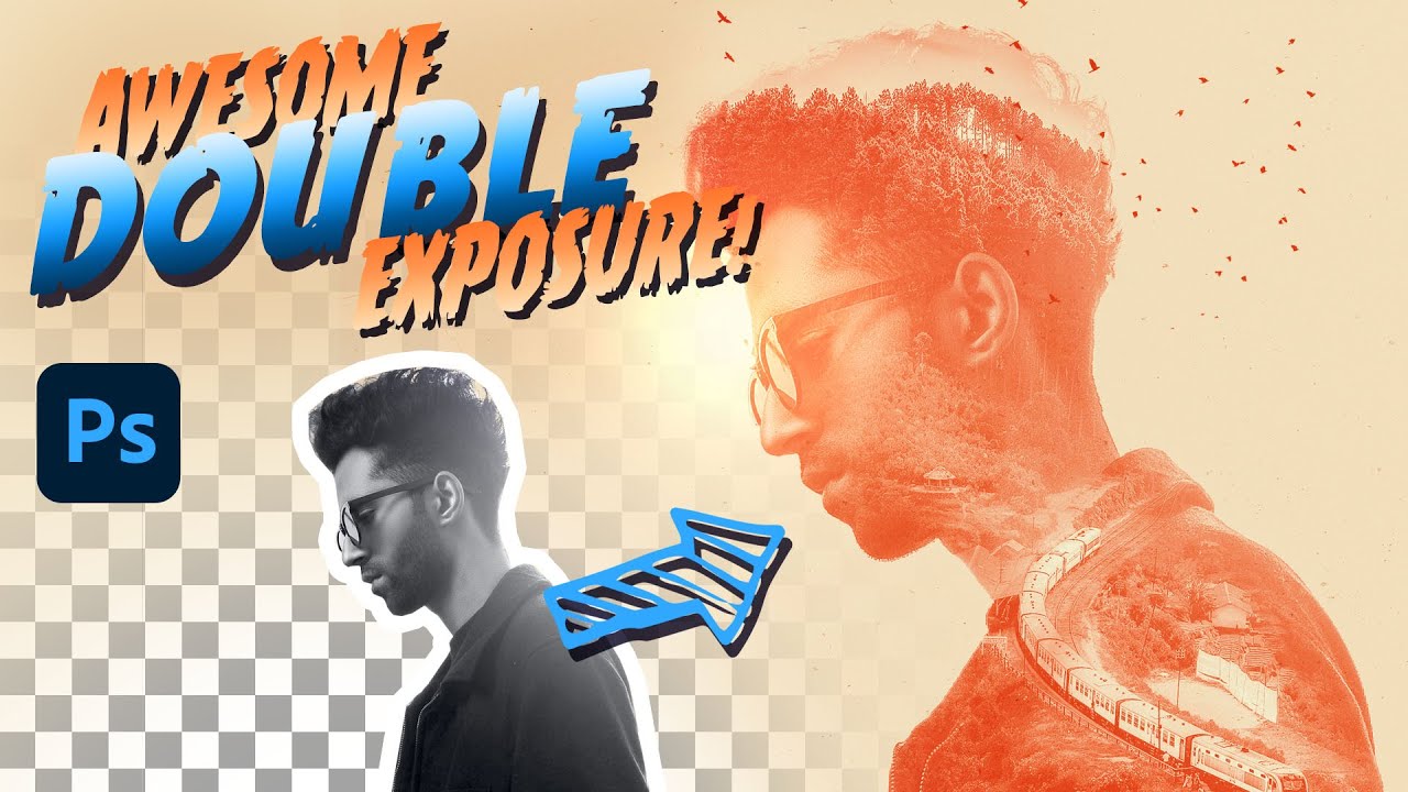 Создайте двойную экспозицию с помощью Photoshop