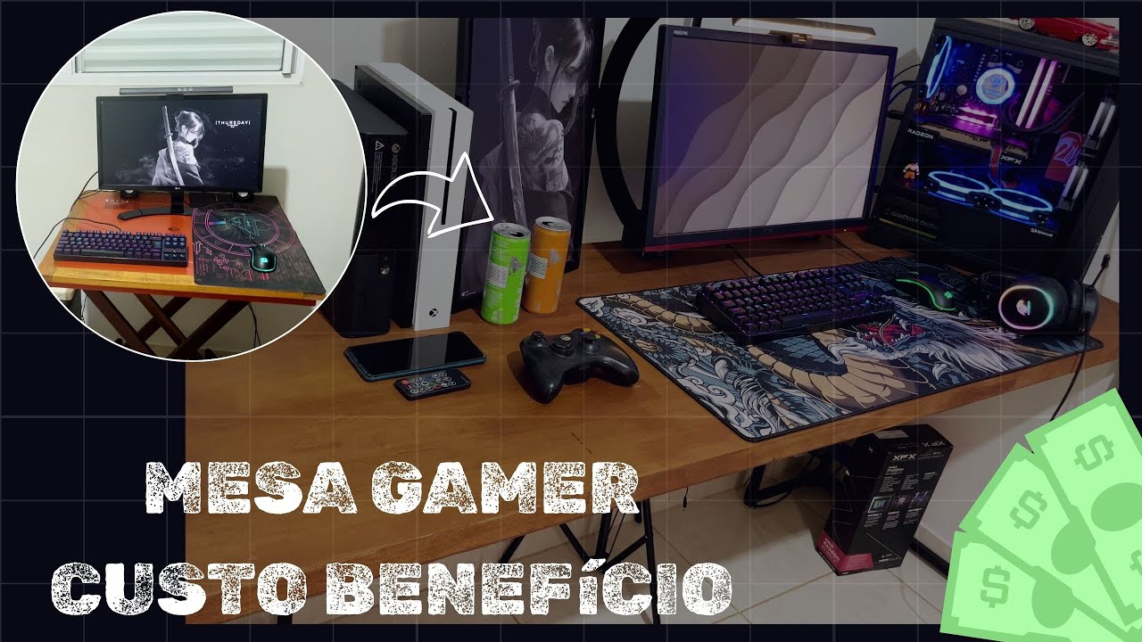 COMO FIZ MINHA MASA GAMER BARATA | USANDO UMA PORTA