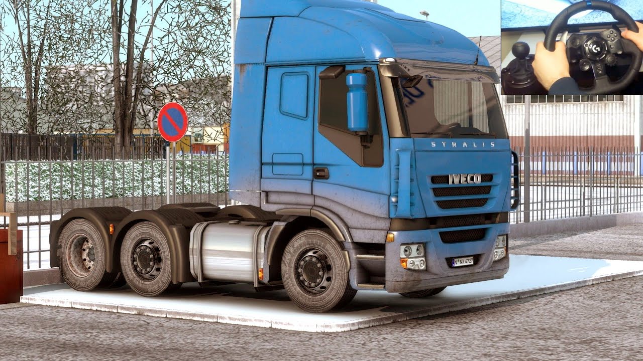 ETS 2 - Iveco Stralis Transporting Packed Glass from Frankfurt