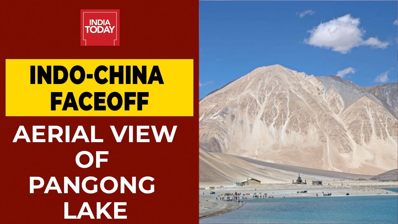 India-China Faceoff: Aerial View Of Western-Most Part Of Pangong Lake | Newstrack With Rahul Kanwal