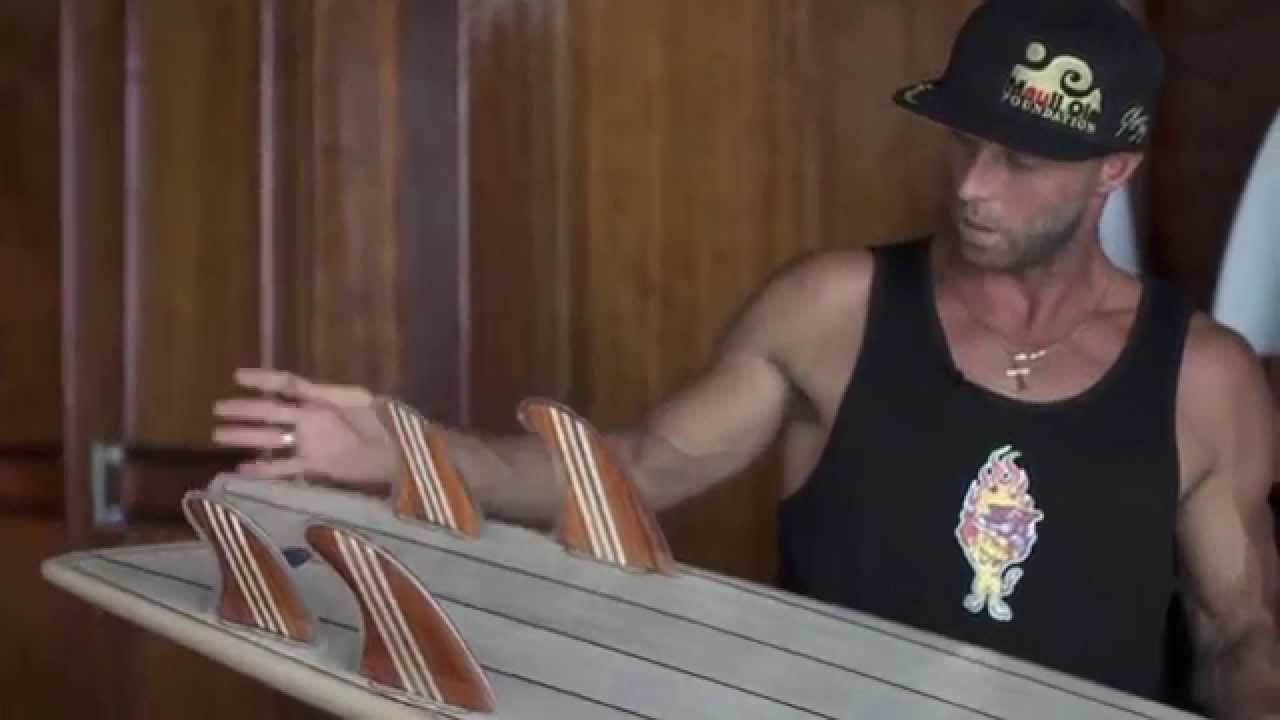 Riley Balsa wood surfboard test ride RIP fish