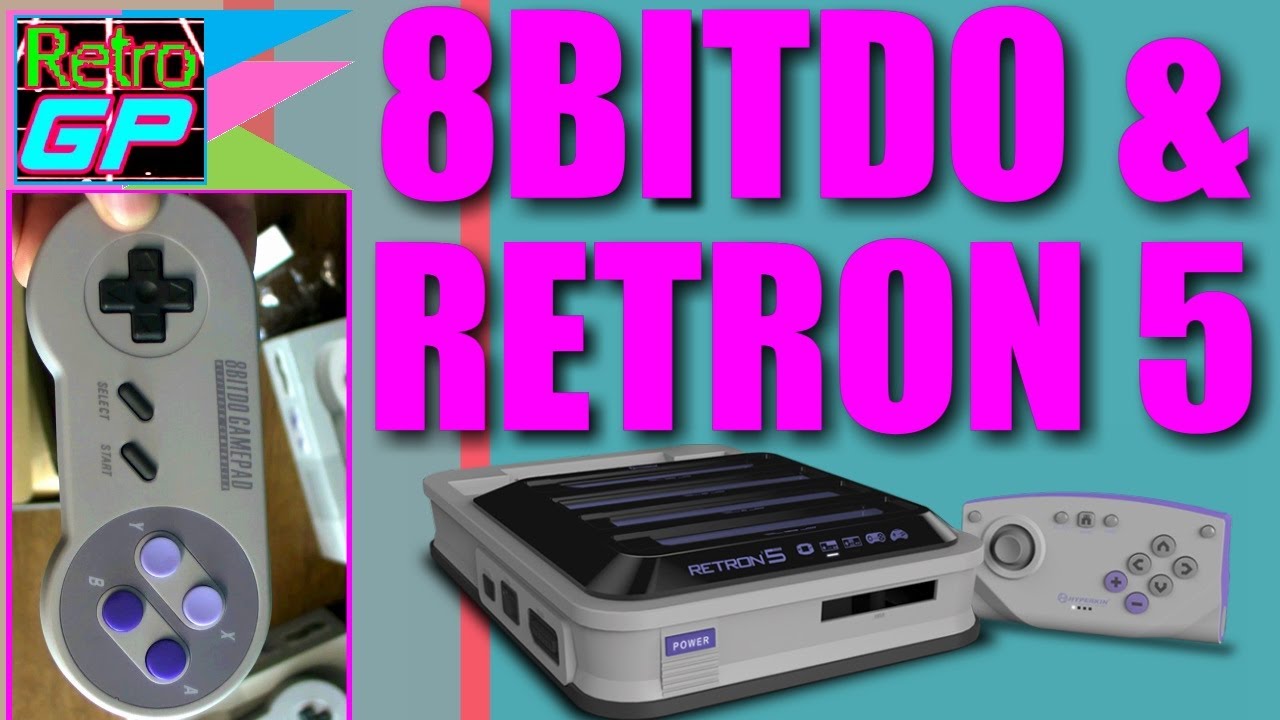 How to Sync Pair 8BITDO (Firmware 3.0) SNES30 Controller with a Retron 5 AND Load ROMS - Retro GP