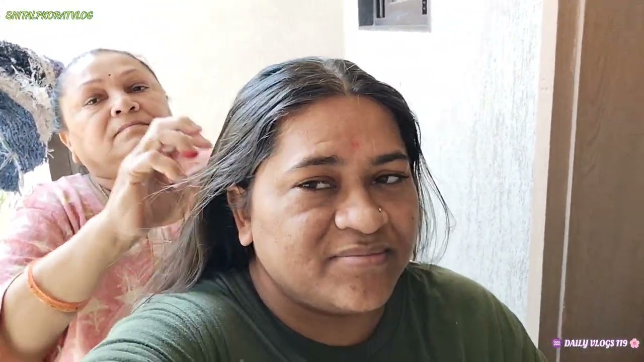 Aaj Mummy ne sar me tel ki malish kardi 🥰 mera dil khush ho gya 💕 ghar me do logo ka jagda ho gya😱