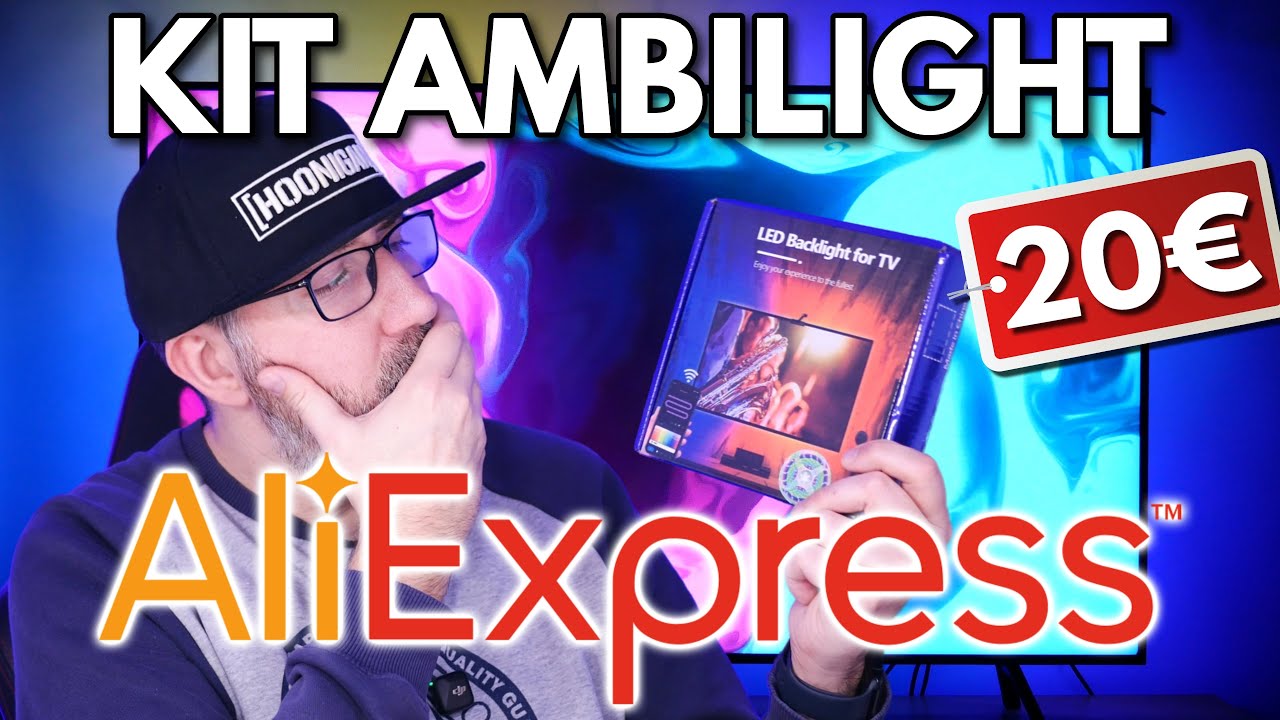 🌈💡 J'ai trouvé le kit Ambilight le MOINS CHER d'AliExpress 20€ !