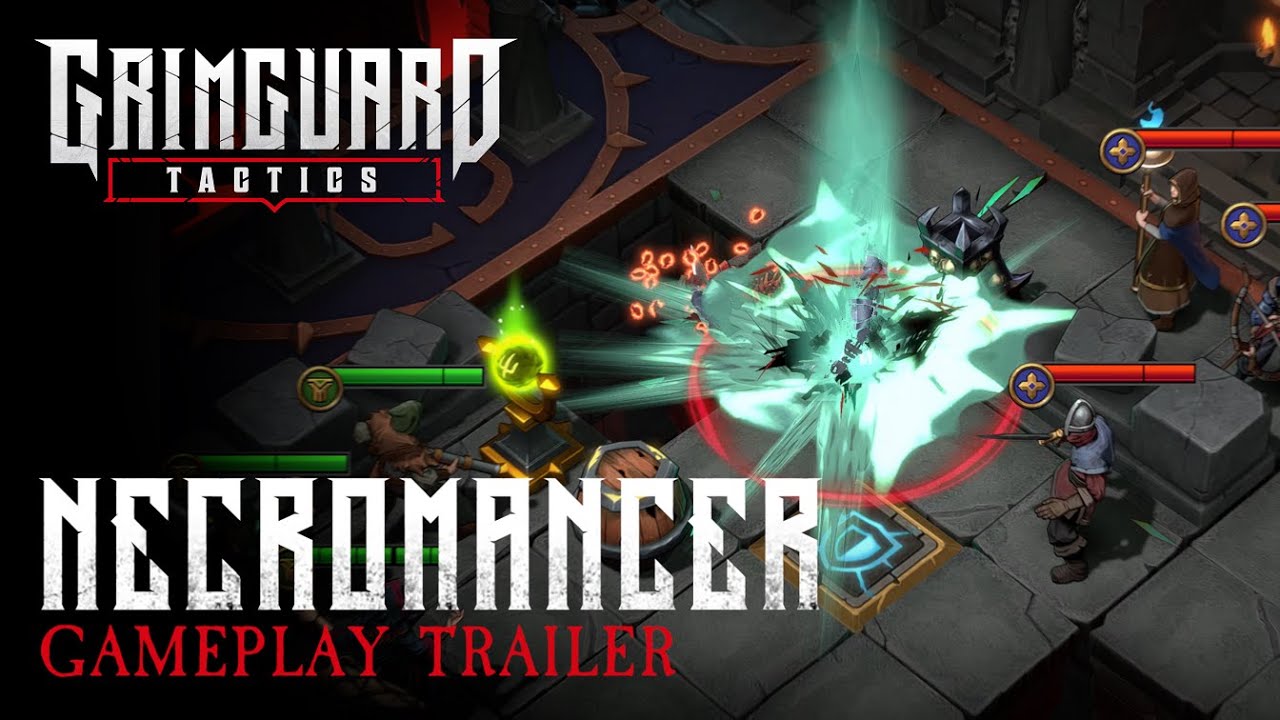 Grimguard Tactics | Necromancer Gameplay Trailer
