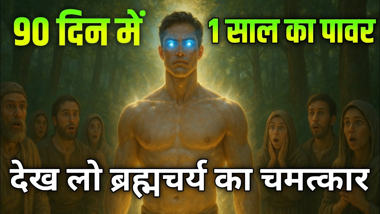 90 दिन में देखो ब्रह्मचर्य का असली चमत्कार 😱 | Unbelievable Brahmacharya Results 🔥