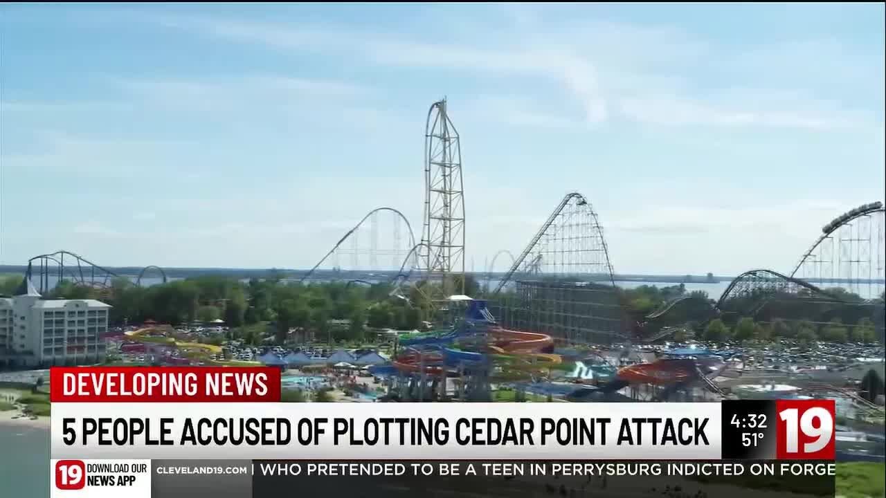 Five people accused of plotting Cedar Point attack