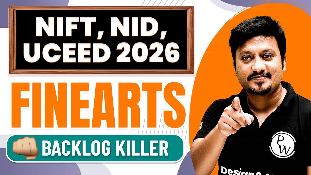 NIFT, NID, UCEED 2026 FineArts Marathon | Complete Revision | Backlog Killer