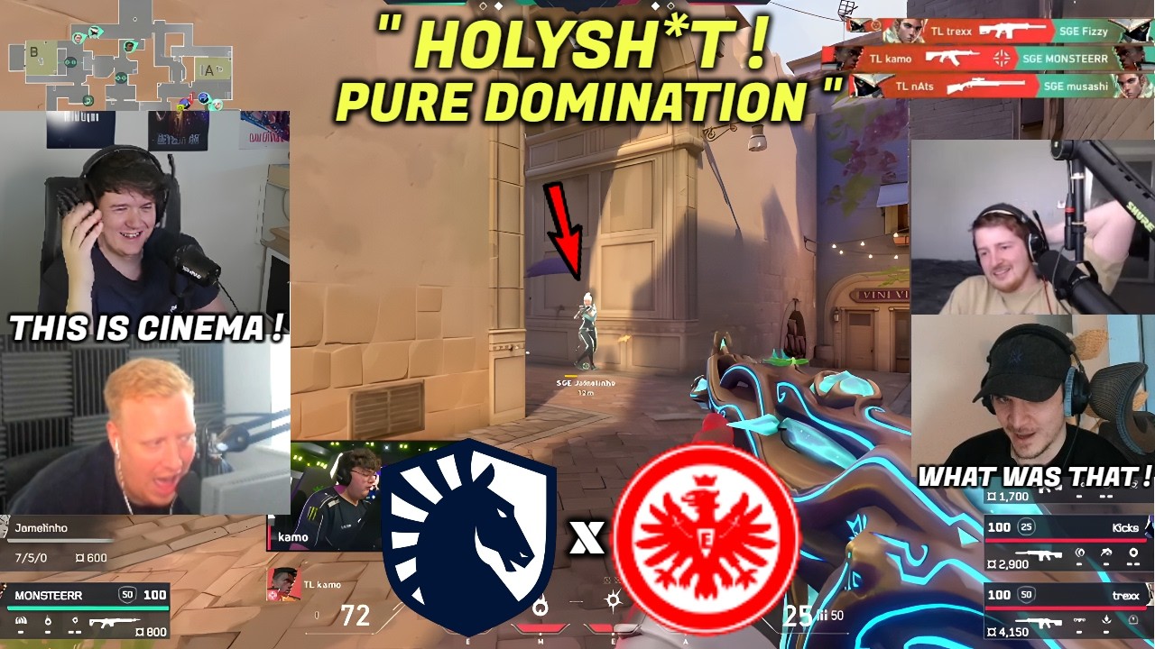 27 Minutes of Streamers React to TL vs SGE Crazy Moments in VCT EMEA Stage 2 Playoffs