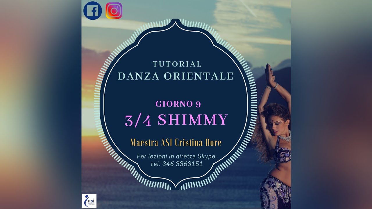 3/4 shimmy o Ghawazee Tutorial Danza Orientale (danza del ventre)_20/03/2020