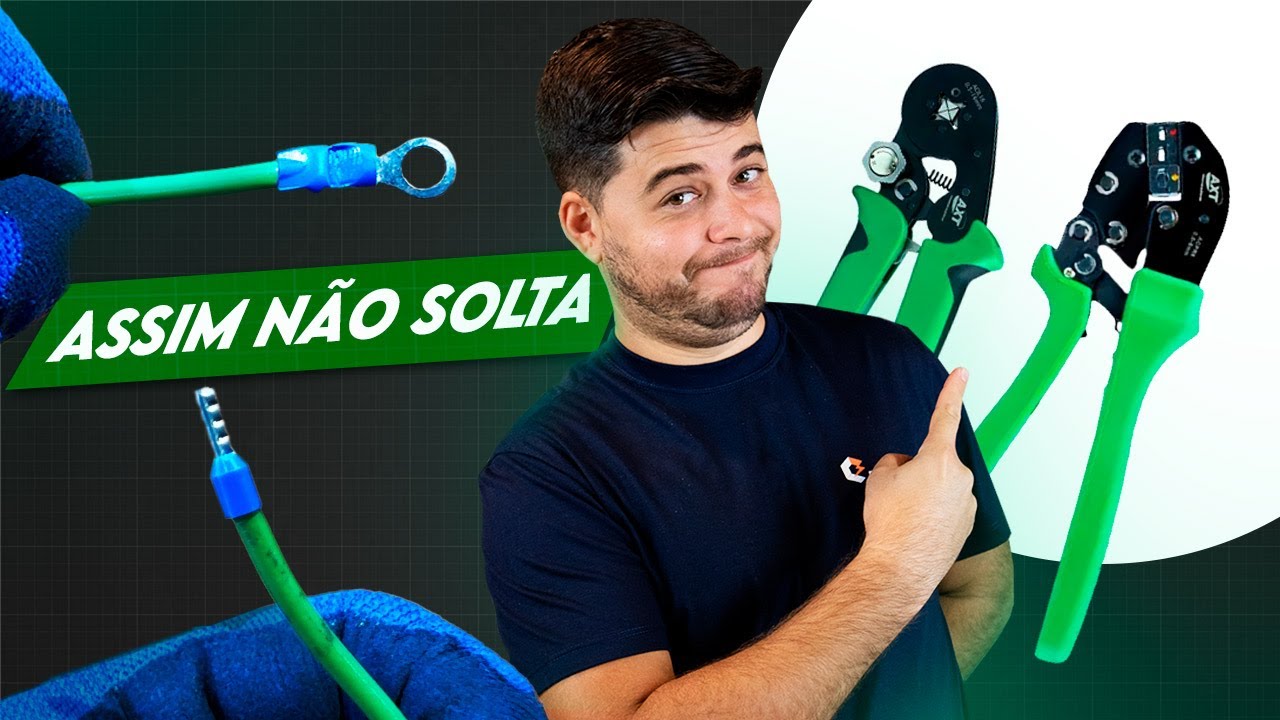 As DUAS melhores FORMAS de CRIMPAR TERMINAL PRÉ ISOLADO e ILHÓS! 😎🤯