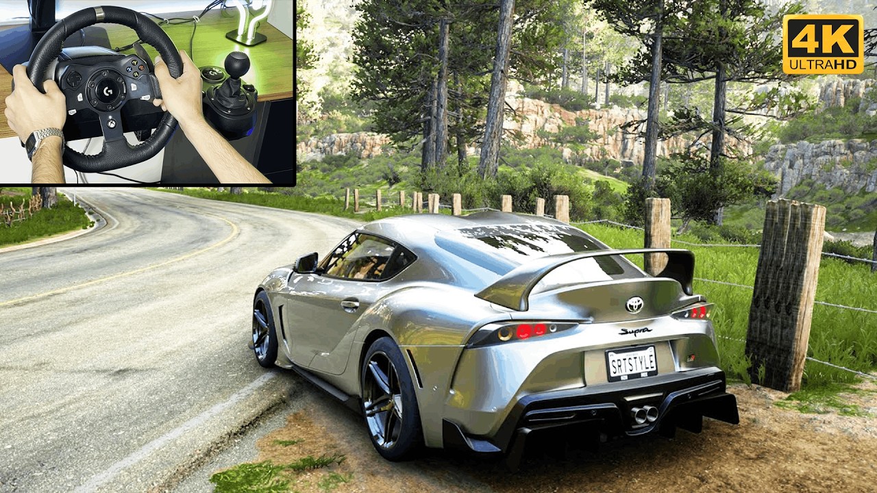 Forza Horizon 5 | 2020 Toyota GR Supra - Steering wheel gameplay
