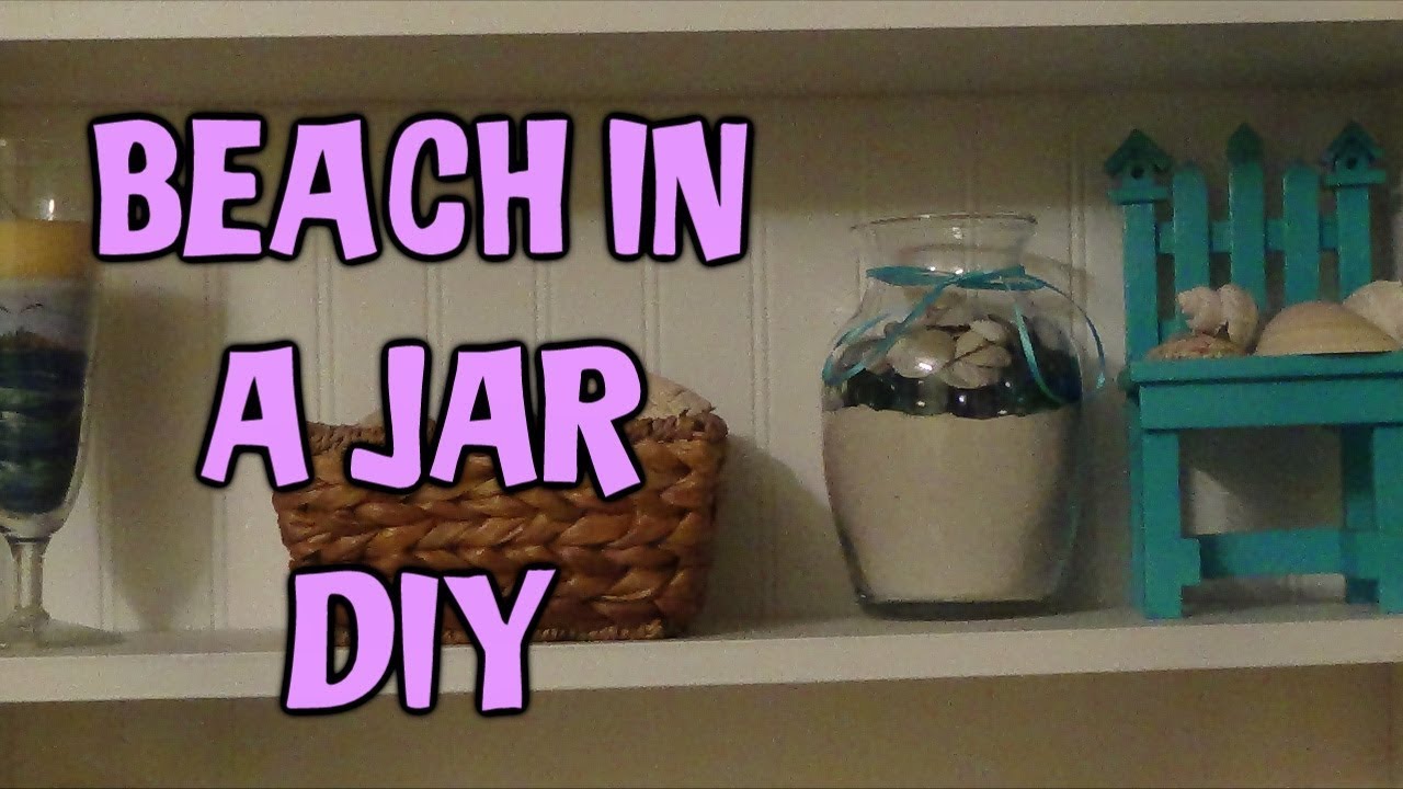 How to Make a Beach in a Jar