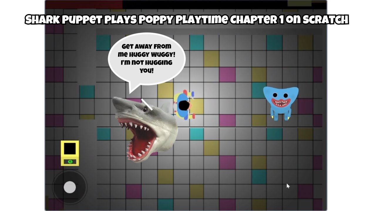 SB Movie: Shark Puppet plays Poppy Playtime Chapter 1 on Scratch!