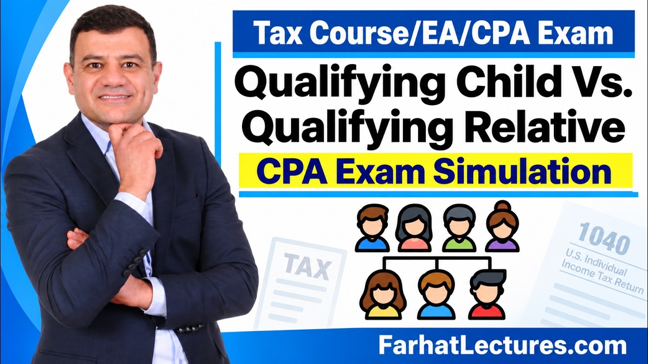 Qualifying Child Test versus Qualifying Relative Test. CPA/EA Exam