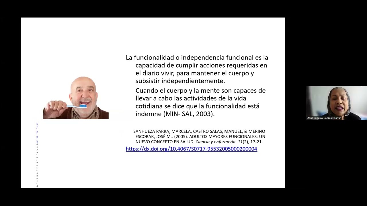 El Paciente Mayor con Dependencia Leve - Mg. María Eugenia González - Fisioterapeuta