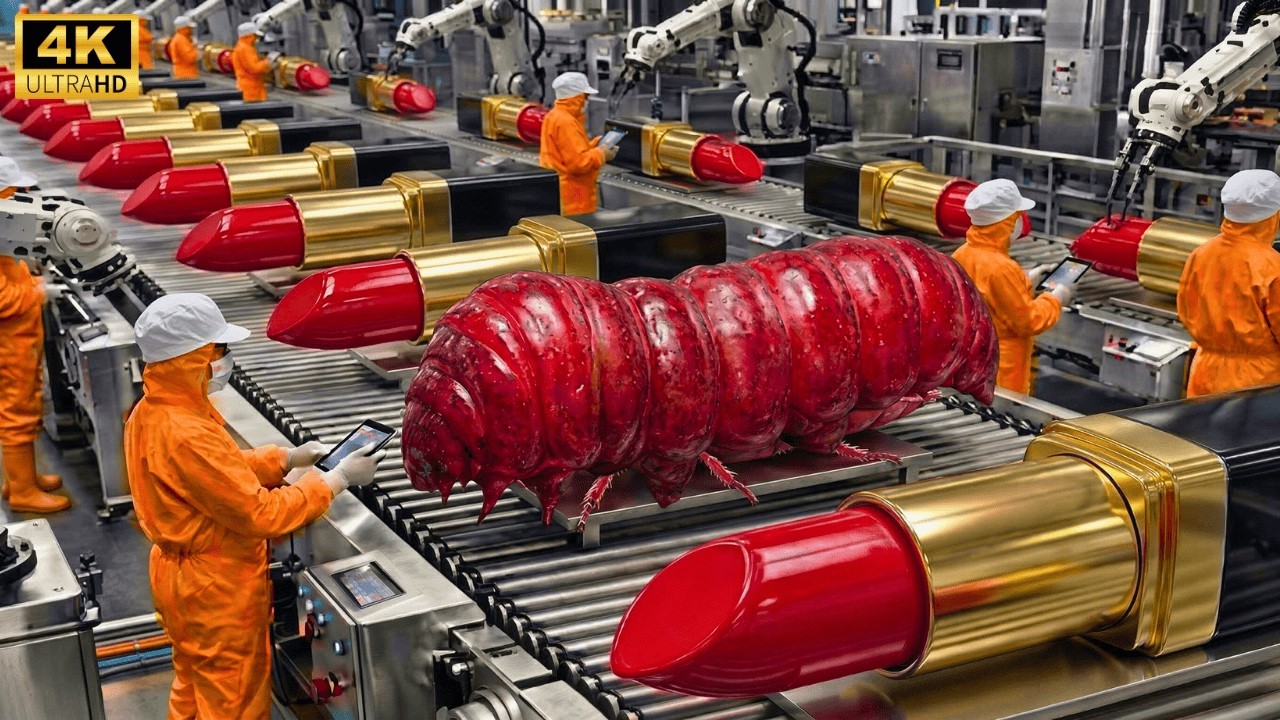 How Luxury Lipstick Is Made | Full Step-by-Step Factory Process