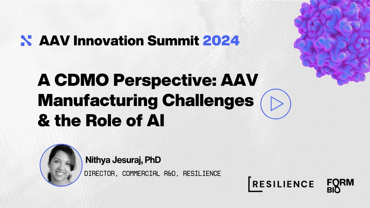 CDMO Perspective: AAV Manufacturing Challenges & the Role of AI